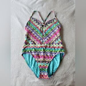 3/$25 Bleu Rod Beattie One Piece Swimsuit Size 10